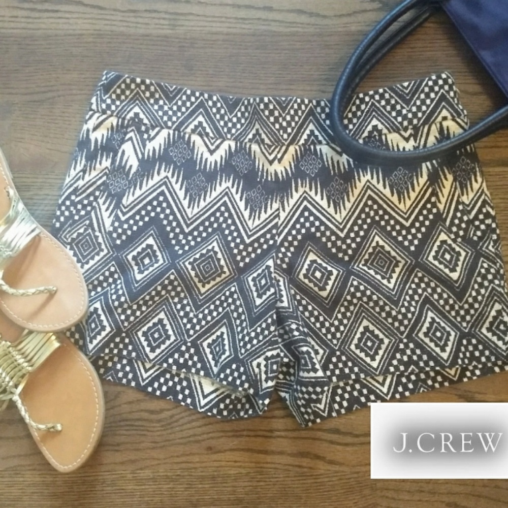 🚫 SOLD🚫J.Crew Tribal Print Shorts
